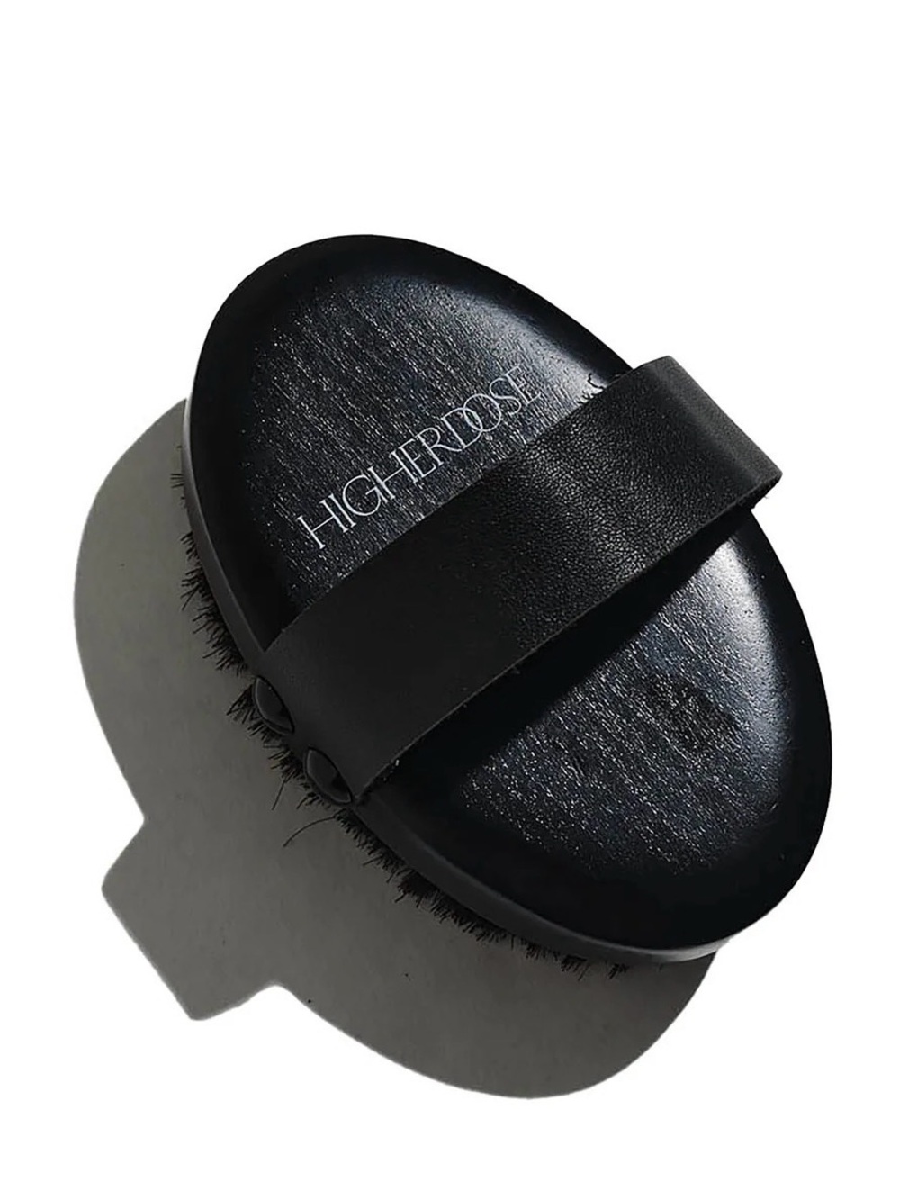 Higherdose Black Body Exfoliating Brush with Secure Strap